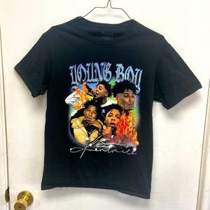 NBA Young Boy Never Broke Again Rap T-Shirt size Small